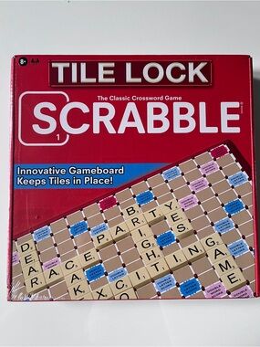 Hasbro Scrabble Tile Lock Board Game - Brand New Sealed Condition